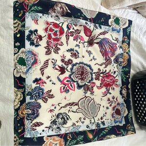 Tory Burch Floral Scarf, never been used